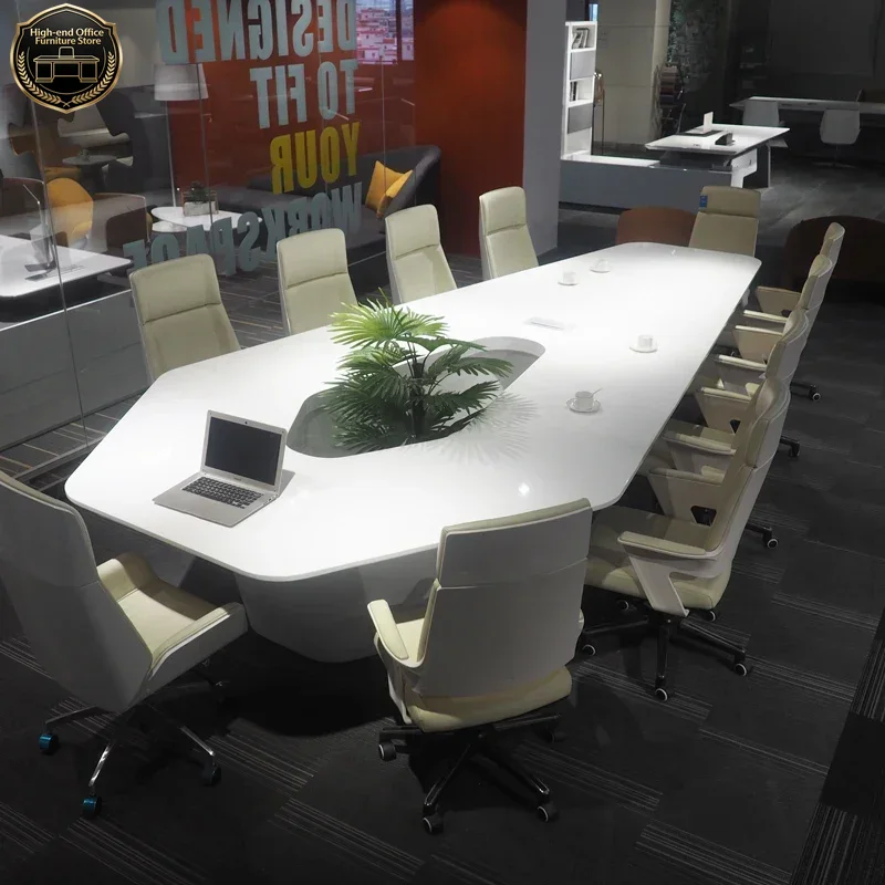 Office Tech Furniture - Modern wit hightech smart kantoor meubilair