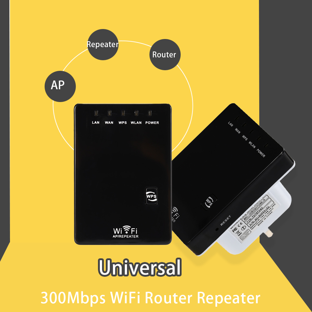 Wifi Range Extender - 300 Mbps Wifi Repeater Draadloze Mini