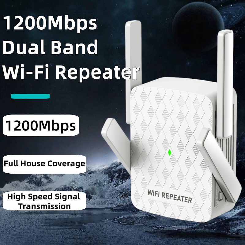 Wifi Range Extender - 1200 Mbps Draadloze Wifi Extender Wifi