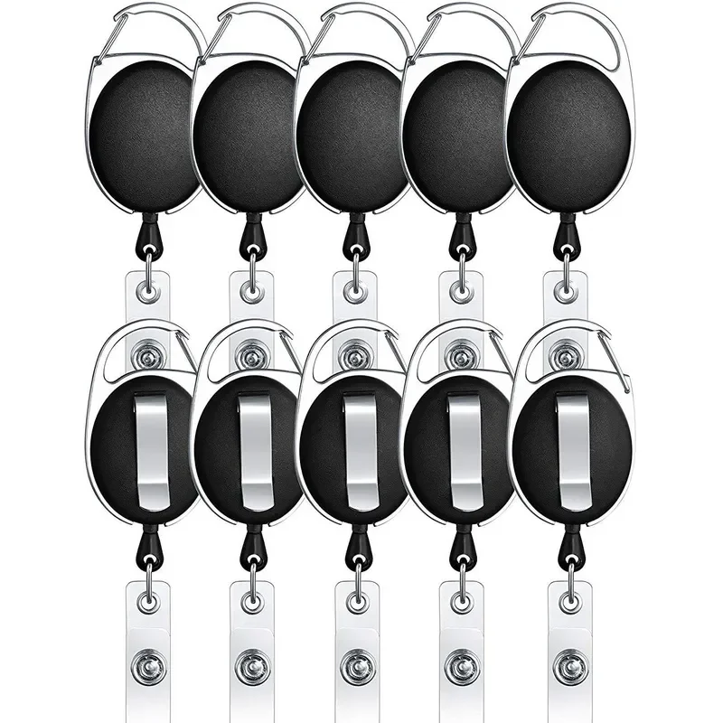 Document Holder Monitor - 5 STKS Intrekbare Reel ID Lanyard