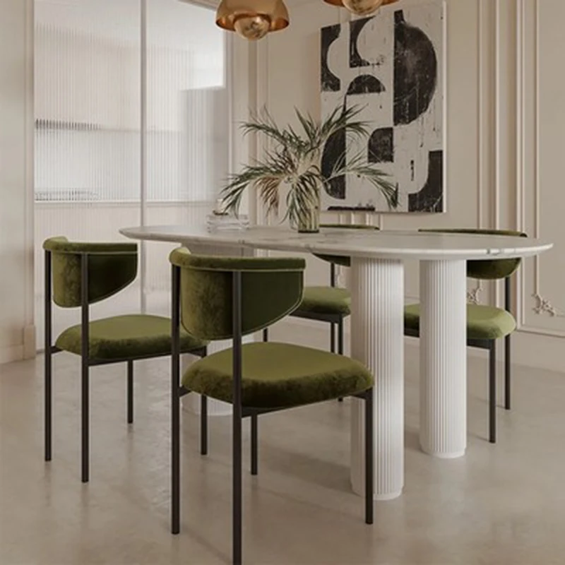 Office Tech Furniture - Luxe retro moderne eetkamerstoel met hightech