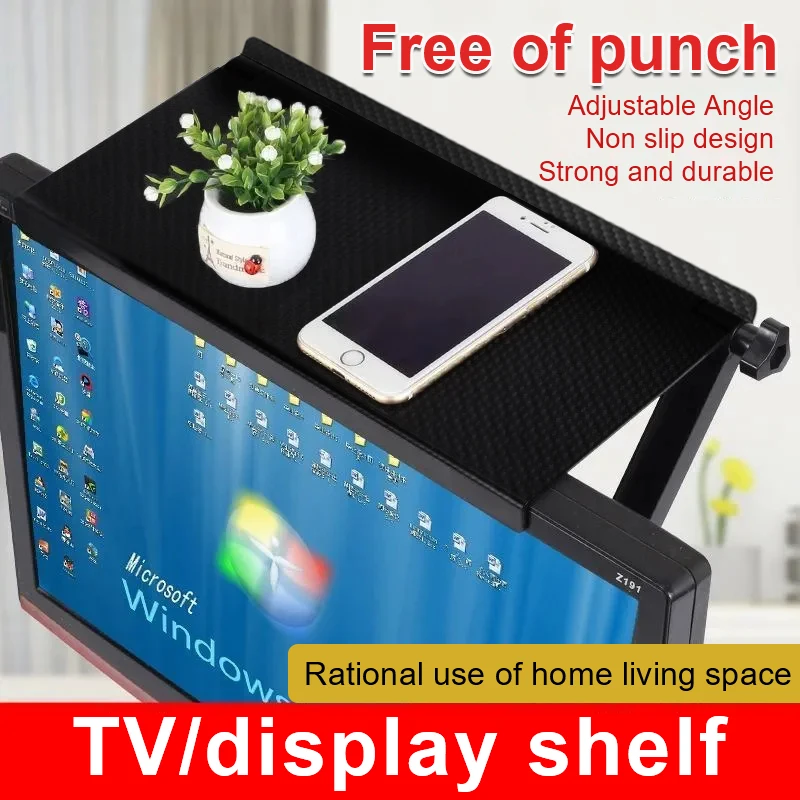 Document Holder Monitor - TV-scherm Opbergplank aan de bovenkant Verstelbaar