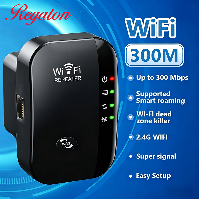 Wifi Range Extender - Draadloze 300M 2.4GHz WiFi Range Extender,