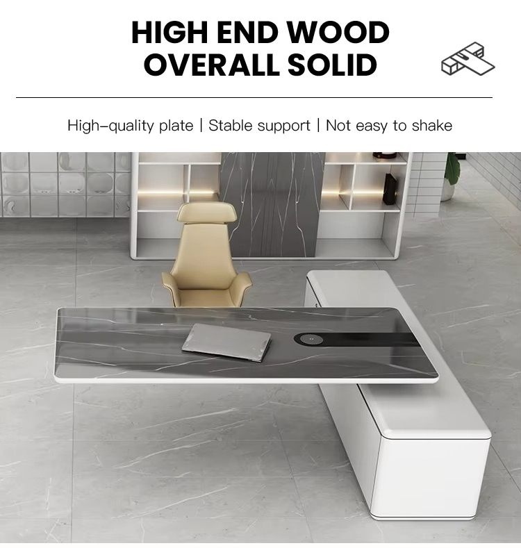 Office Tech Furniture - Luxe moderne Scandinavische thuiswerkplek met verstelbare