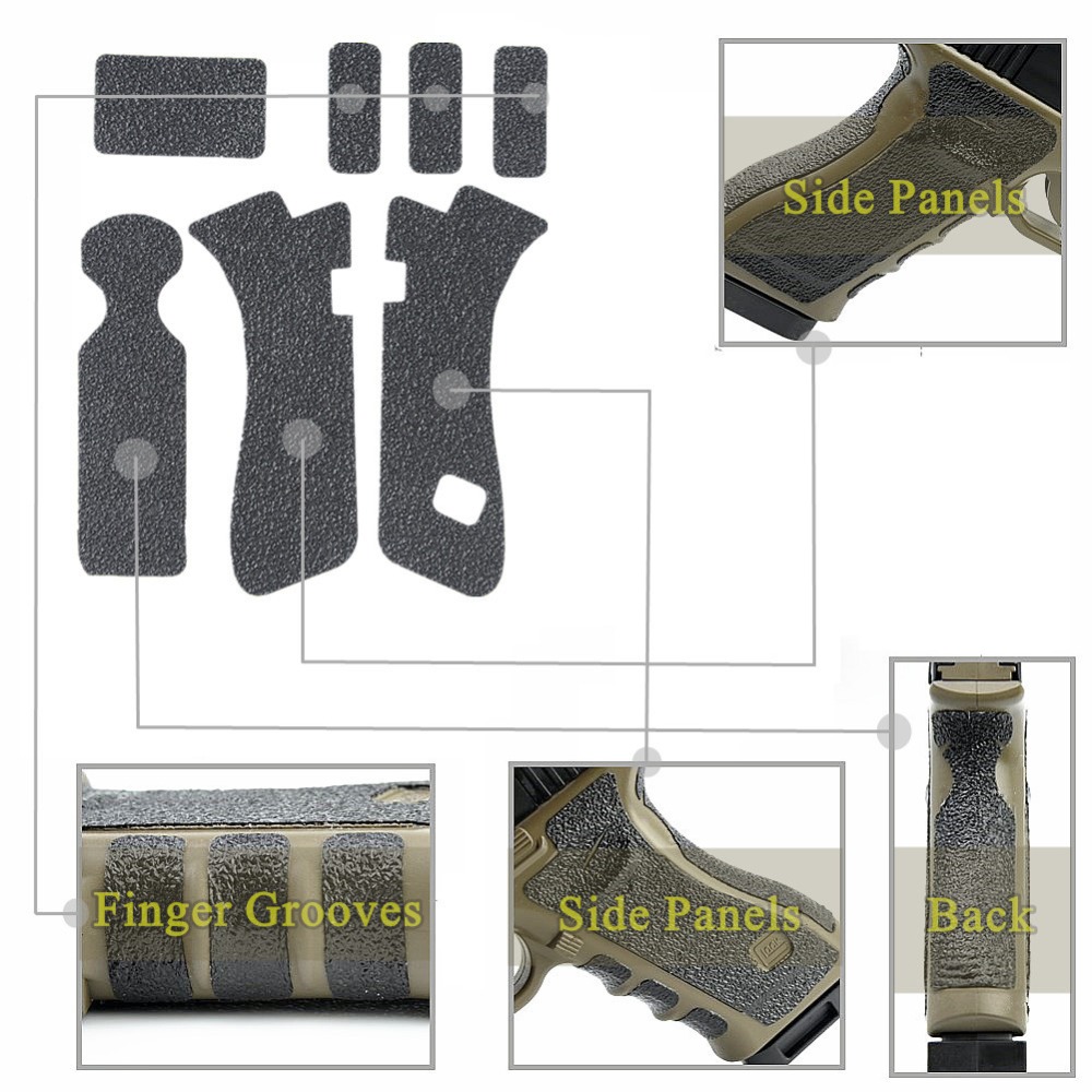 Antislip rubberen textuur grip - Tape Gun Dispenser recensie en prijs