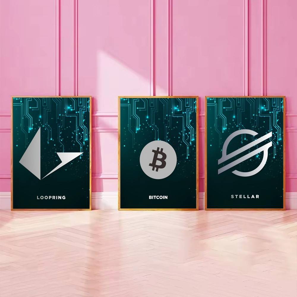 Tech Circuit Crypto Symbol Pos - Tech Office Wall recensie en prijs