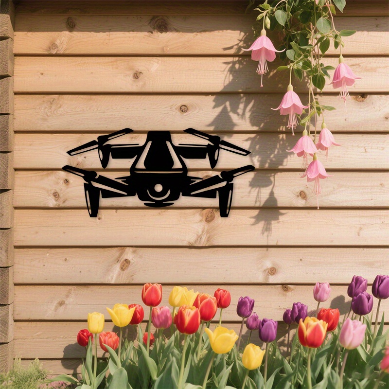 Drone Silhouette Metal Wall Ar - Office Tech For Men recensie en prijs