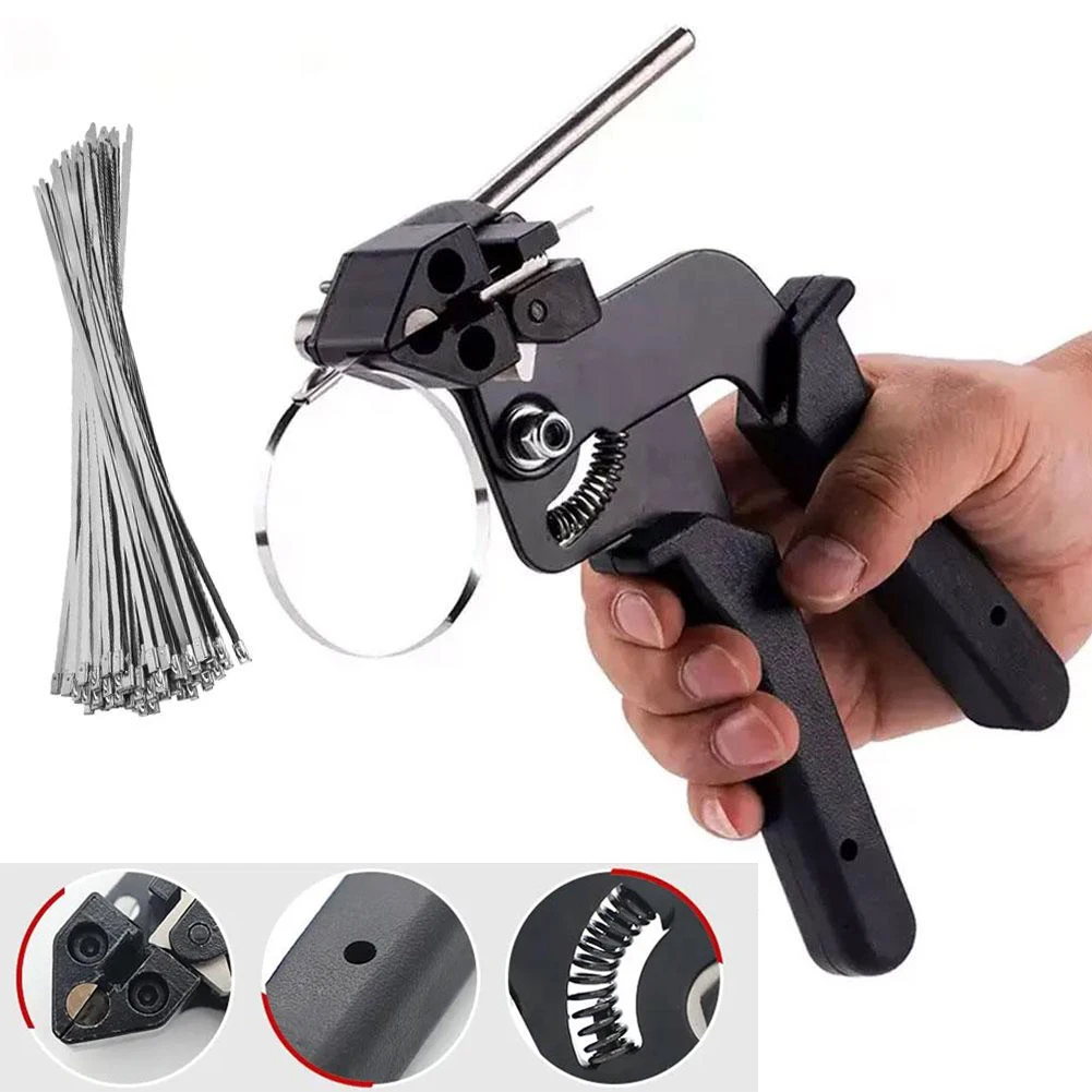 Metalen tie wrap gun kit kabel - Tape Gun Dispenser recensie en prijs