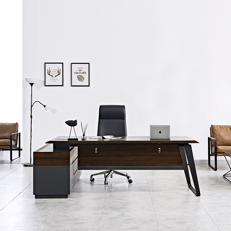 Modern luxe houten bureau werk - Office Tech Furniture recensie en prijs