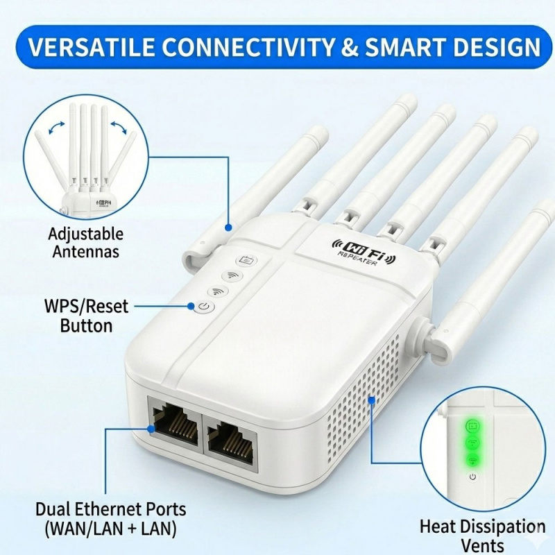 Regaton WiFi 6 Extender 1800Mb - Wifi Range Extender recensie en prijs