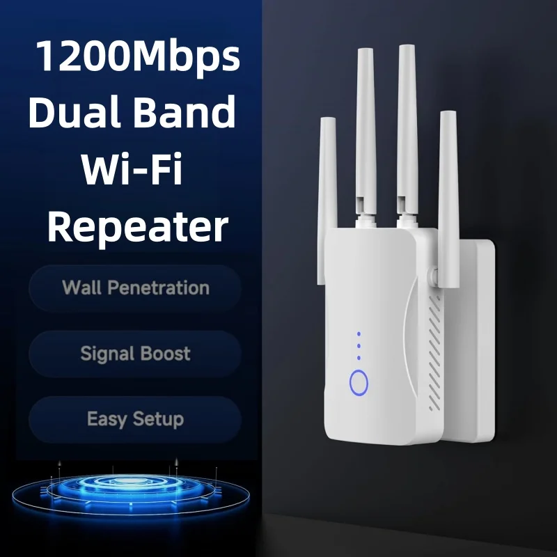 2.4G/5GHz Dual Band WiFi Repea - Wifi Range Extender recensie en prijs