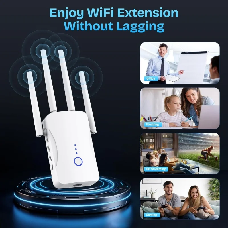 2.4G/5GHz Dual Band WiFi Repea - Wifi Range Extender recensie en prijs