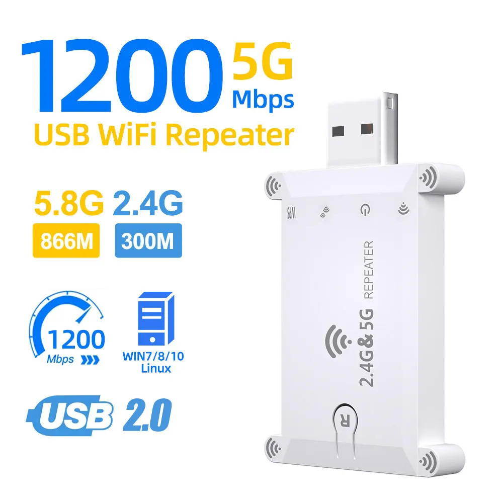WiFi FIY 2.4g/5g Usb Wifi Repe - Wifi Range Extender recensie en prijs